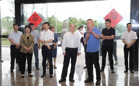 浙江省委宣傳部部長朱(zhū)國賢一行(háng)莅臨(lín)杭(háng)機(jī)考(kǎo)察調研(yán)